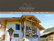 Tablet Screenshot of peterlungerhof.it